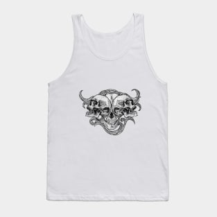 Skulls Composition Tank Top